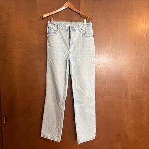 Abercrombie & Fitch Light Blue Straight Leg Jeans